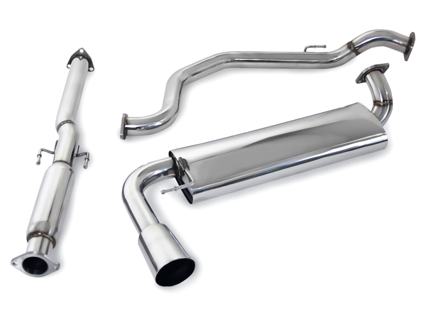 Yonaka Compatible with 1988-1991 Honda CRX Si 2.5 Stainless Steel Performance Catback Exhaust