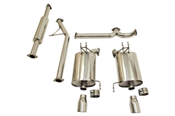 Yonaka 2004-2008 Acura TSX Dual Muffler 2.5'' Catback Exhaust