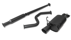 Yonaka 1996-2000 Honda Civic 3DR Hatch (CX/DX) Catback Exhaust (Black Powder Coat)