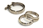 3" V-Band Male/Female Flange and Clamp Assembly
